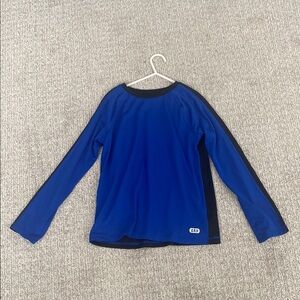 Gap Fit Size Large Athletic Dry Boys Long Sleeve Tee
